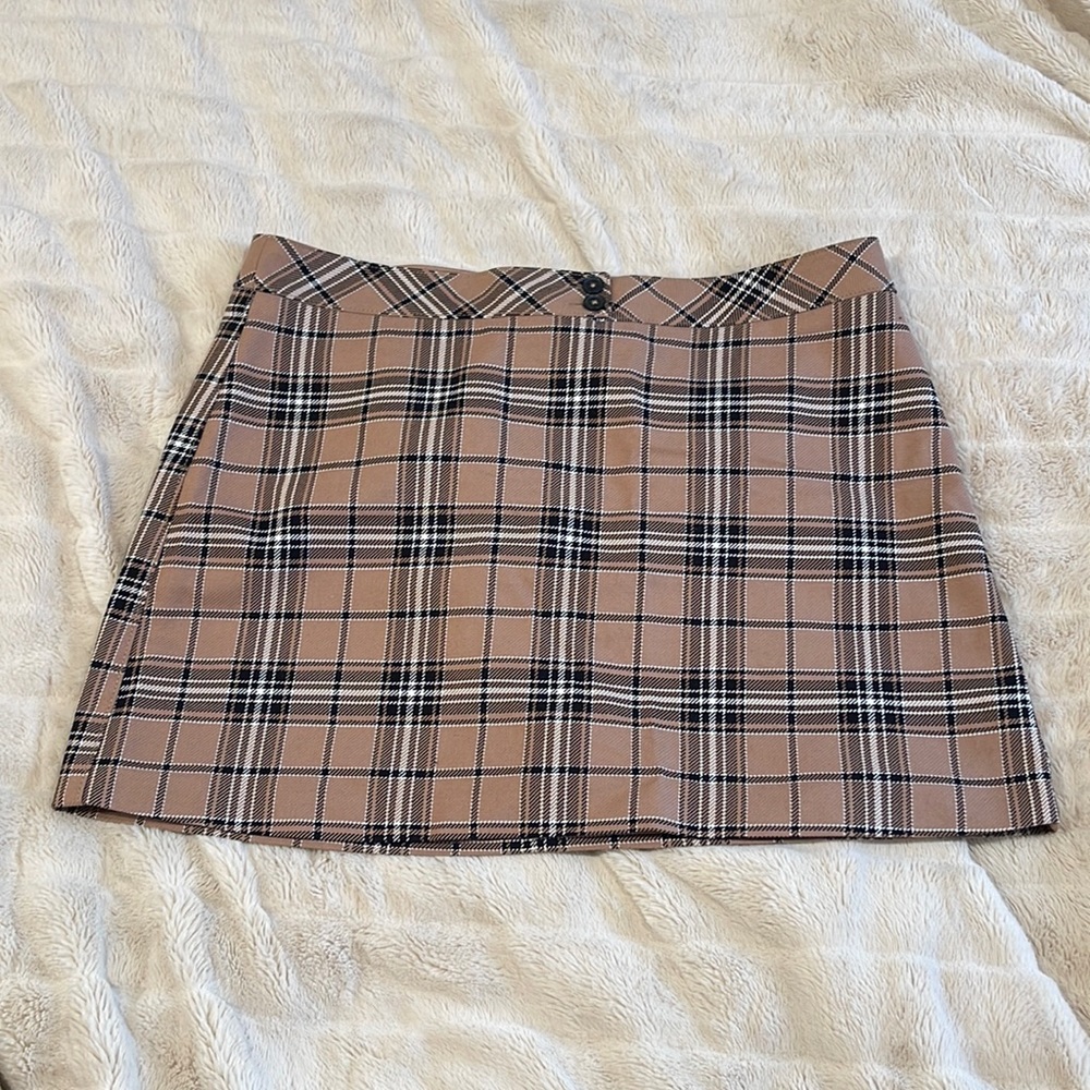 Plaid Mini Skirt